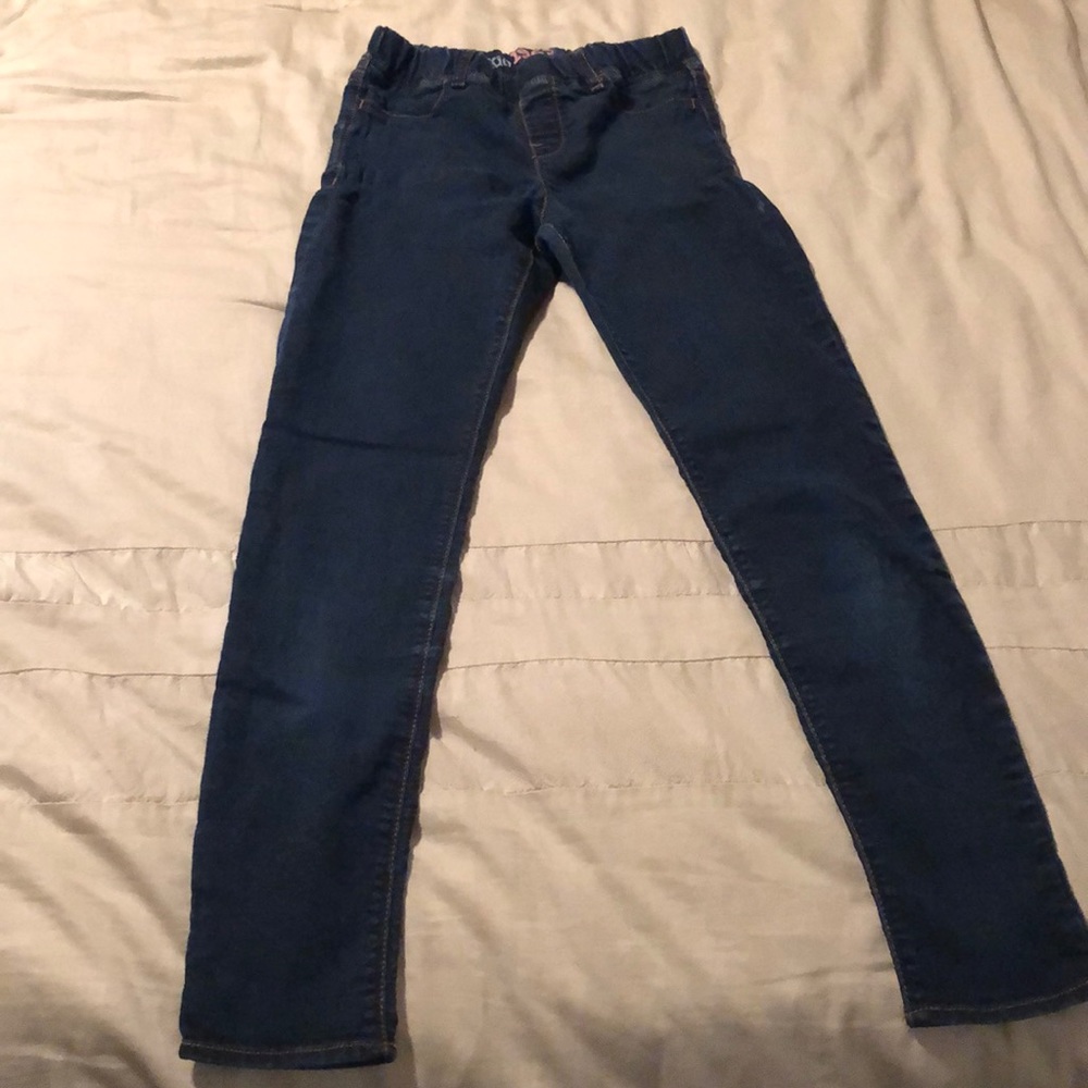 dark blue kids jeggings